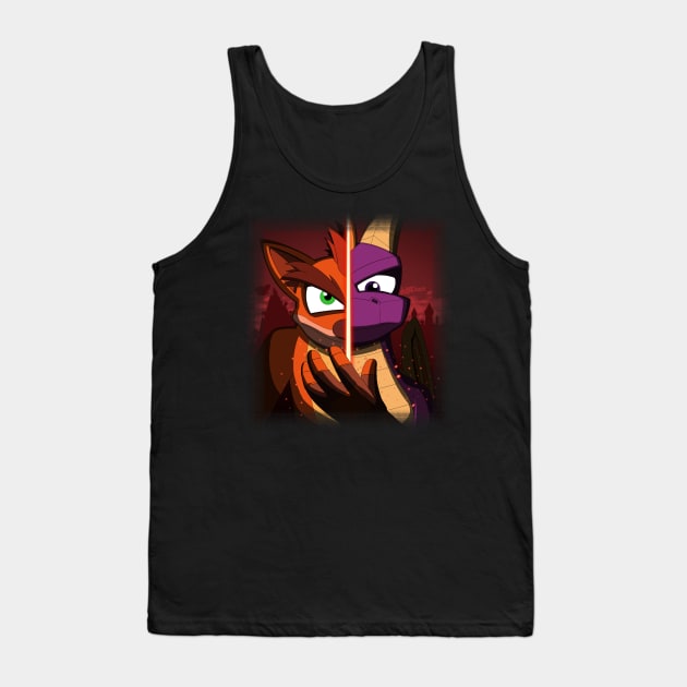 Marsupials Vs. Dracos Tank Top by AMP